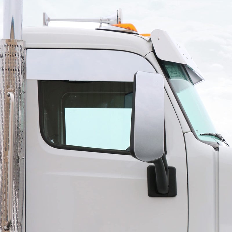 RoadWorks | Stainless Steel 6" Chop Tops for Peterbilt 567/579, Polished Finish | 39021 - Image 5